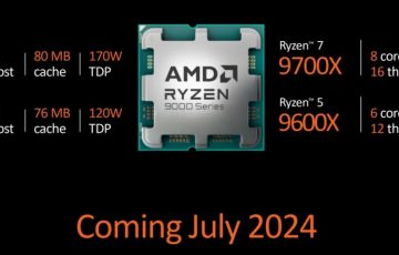 AMD Ryzen coming July 2024