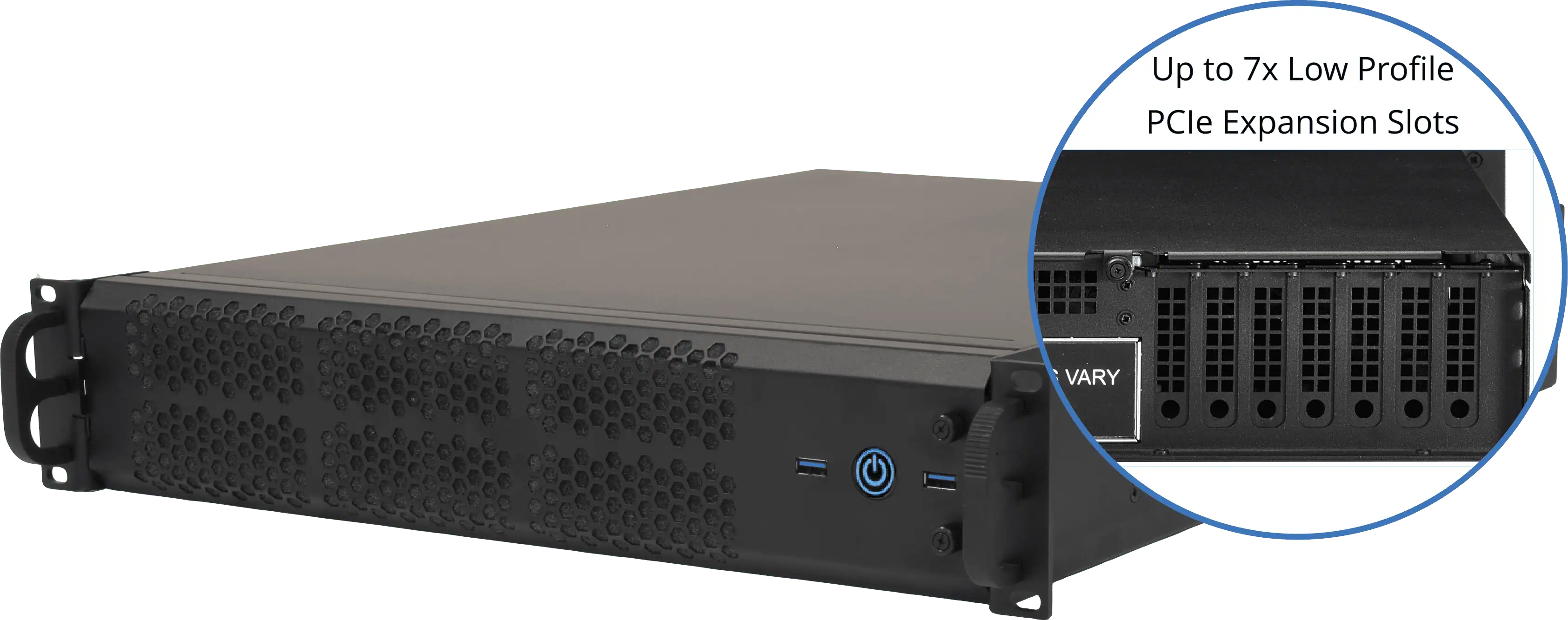 2U PC with Low Profile PCIe Slots