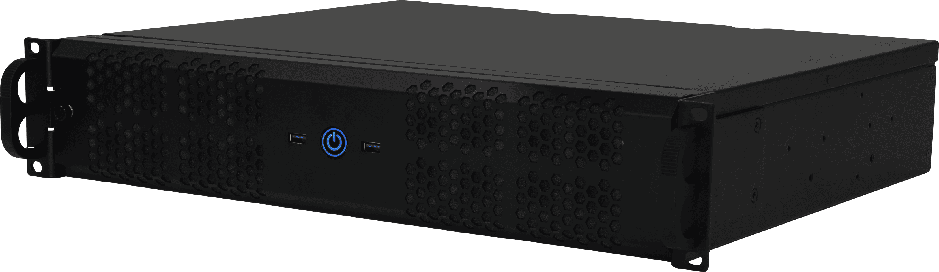 2U PC Front angled